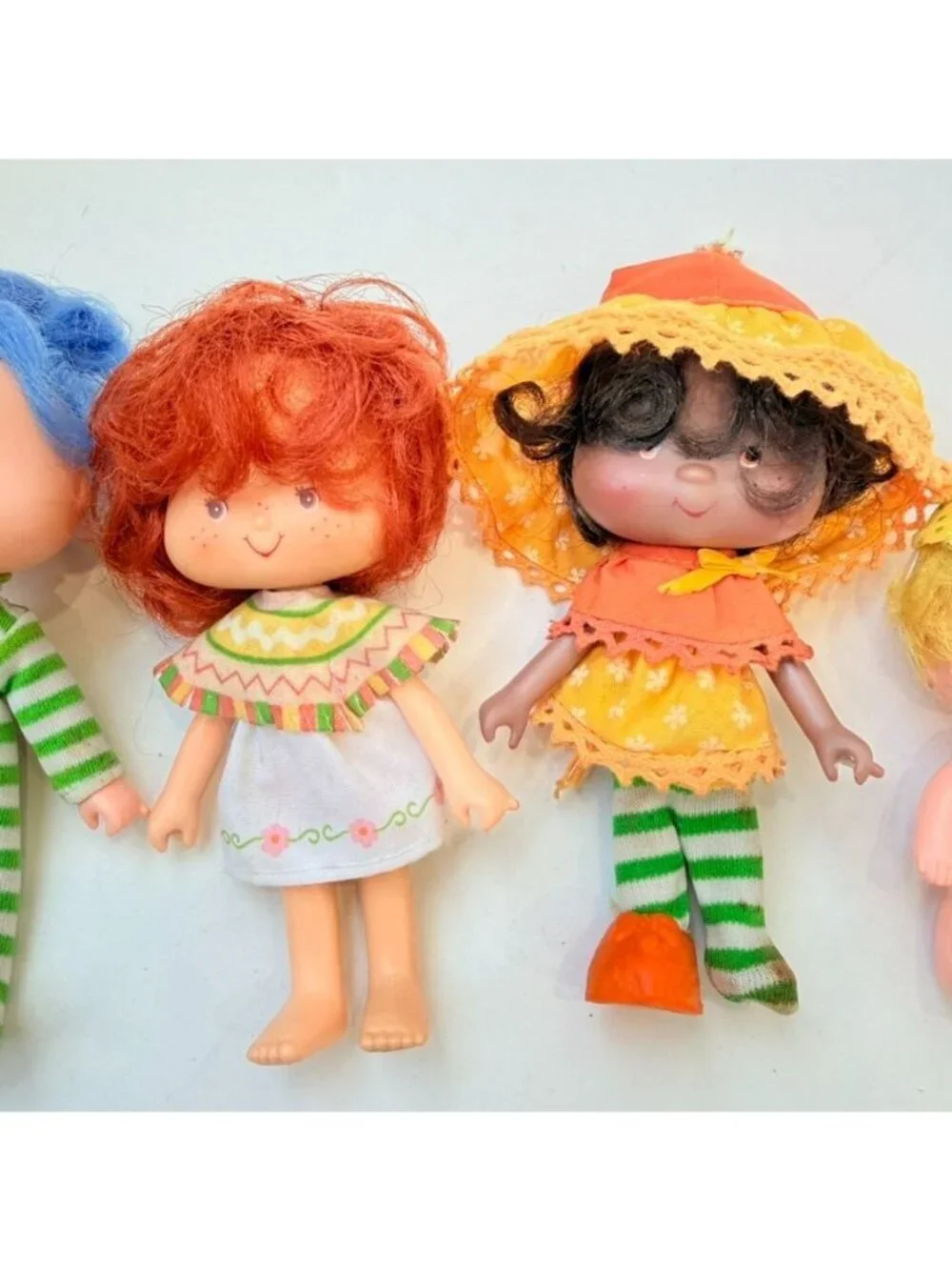 Vintage 1980s Kenner Strawberry Shortcake Dolls & Friends Toy Lot of 8